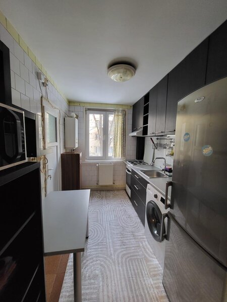 Drumul Taberei- 3 camere, 1/4, dec, mobilat, centrala termica+garaj,